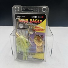 War Eagle Spinnerbaits 5/16 Made In USA NIB Mike McClelland Hot White Chart