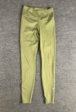 Womens Nike Dri-Fit One Mid-Rise Tight Leggings Green Size XS DD0252-334