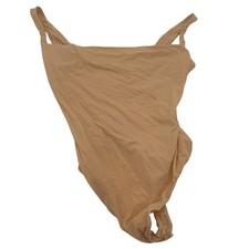 Skims Fits Everybody Square Neck Bodysuit Thong Sand Size Medium New with Tags
