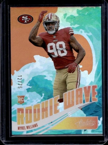 2025 Panini Absolute Mykel Williams Spectrum Orange (RAW)