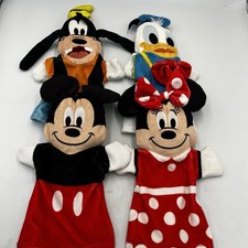 Melissa Doug Disney Baby Mickey Minnie Donald Goofy Hand Puppets Set of 4
