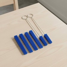 6 Stück Klavierstimmer Werkzeugsatz L-förmiger Stimmhammer für Klavierspieler