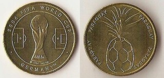 Offizielle FIFA Medaille zur WM 2006 in Deutschland Paraguay