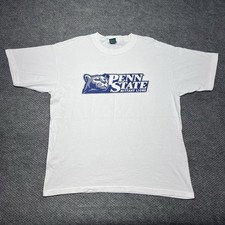 Vintage University Of Penn State Nittany Lions T-Shirt Large MENS RARE WHITE