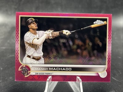 2022 Topps Chrome Logofractor Edition - Manny Machado #30 Pink Refractor /199