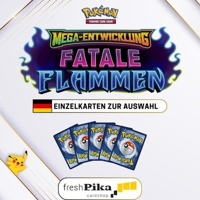 Pokemon - PFL - Fatale Flammen - Deutsch   Einzelkarten zur Auswahl