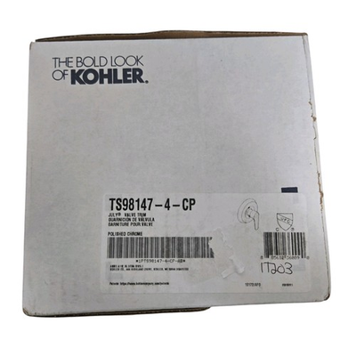#ad Kohler K TS98147 4 CP July Pressure Balancing Valve Trim Chrome *READ DESCRIPTI* $27.55