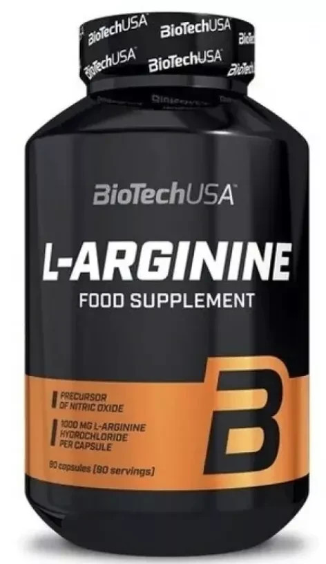 BioTech USA L-Arginine 1000mg Training Booster - 90 mega caps - Image 3