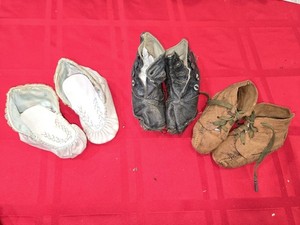 Vintage Baby Shoe Lot, 3pr + 3