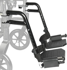 Universal Wheelchair Footrest Replacement - Adjustable Composite Footboard Hee