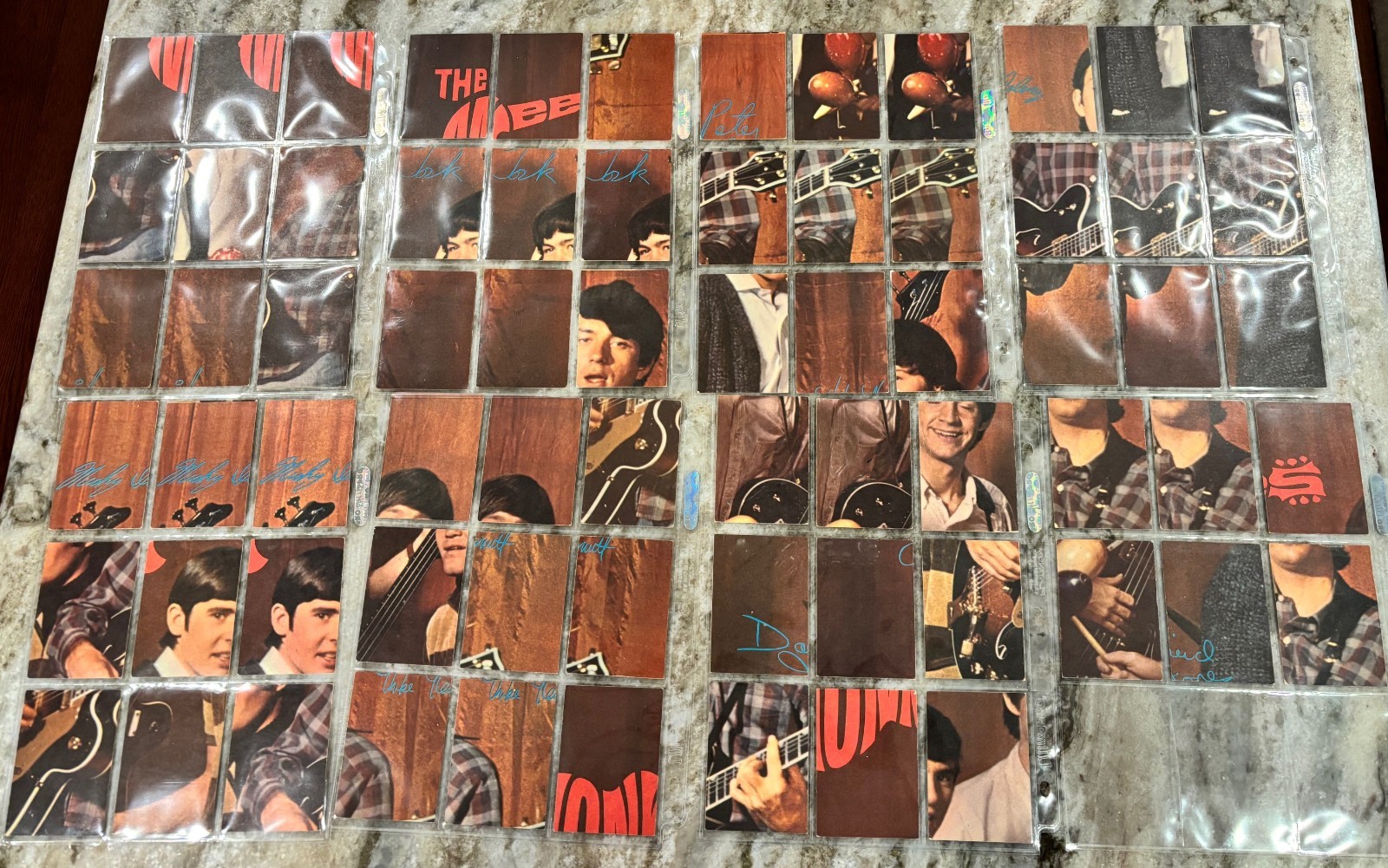 1966 Raybert THE MONKEES (1st Series - Sepia) Complete Set W/extras - 69 total!