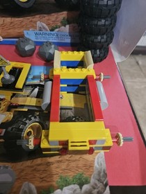 Partially Built Lego 4202 City Mining Truck Open Box.  