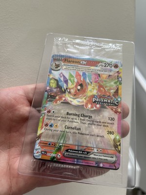 Flareon EX 014/131 Crimped Error Prismatic Evolutions Promo