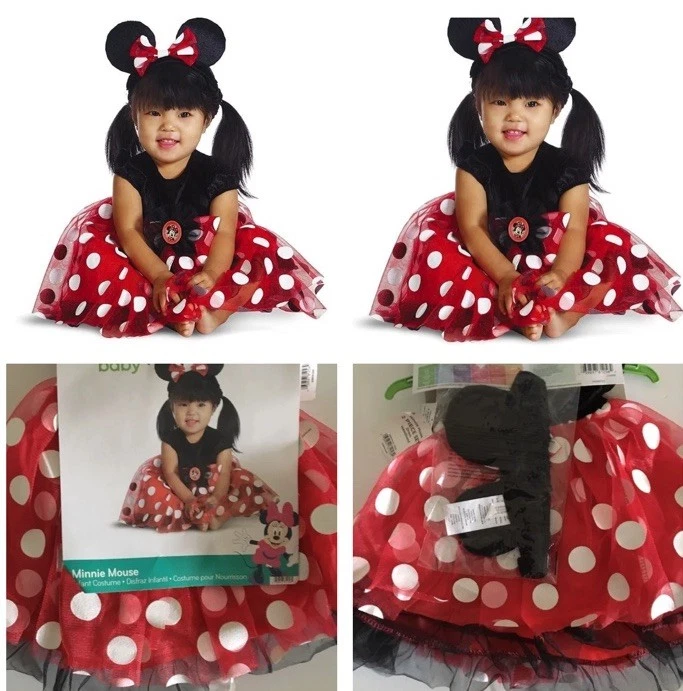 Disguise Disney Baby Minnie Mouse Infant Costume, Red, (6-12 Months) - Image 2 of 2