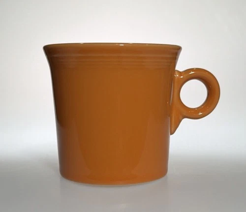 Fiestaware Tangerine Orange Coffee Cup Mug Ring Handle Fiestaware