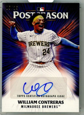 2025 Topps Series 2 Baseball William Contreras Postseason Performance Auto /25