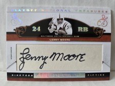 Lenny Moore 2007 Donruss Playoff National Treasures All-Decade Auto /59 Colts