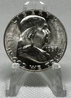 1957 GEM BU Franklin Half Dollar Philadelphia 50C Business .900 Silver