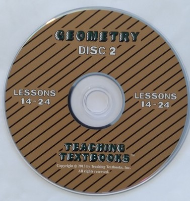 Geometry Teaching Textbooks 2.0 - Replacement CD - DISC 2 only