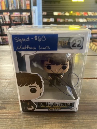 Funko Pop! Vinyl: Harry Potter Neville Longbottom #22 SIGNED By Matthew Lewis
