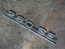Mercedes-Benz S-Klasse W116 350 SE (3) Typenschild Chrom Emblem 280 SE Mercedes-Benz S-Klasse W116 350 SE (3) Typenschild Chrom Emblem 280 SE