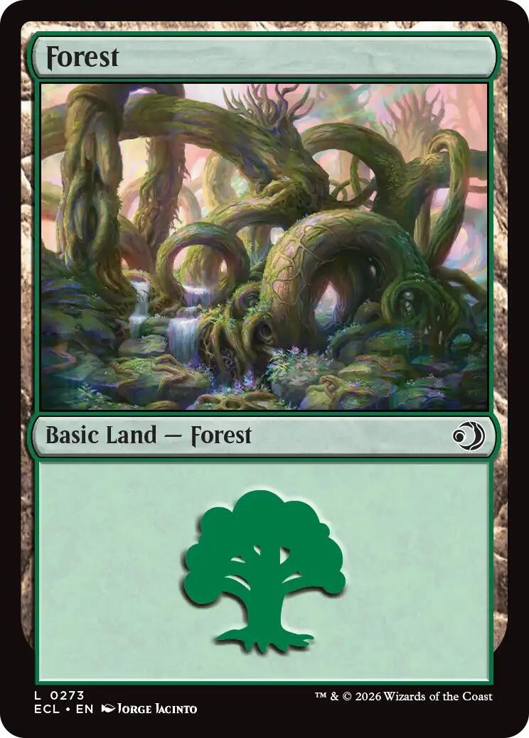 Forest (0273) (273) ( NM) Lorwyn Eclipsed MTG ECL