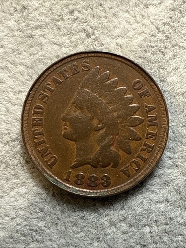1883 Philadelphia Mint Indian Head Cent F Fine Condition Nice Coin See Pics 6890