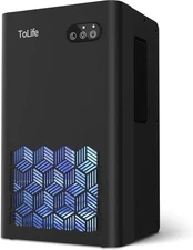 ToLife Dehumidifier for Bedroom Bathroom Basements, Dehumidifier with 2 Working