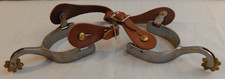 Stainless Steel CL Cowboy Western Spurs - 40