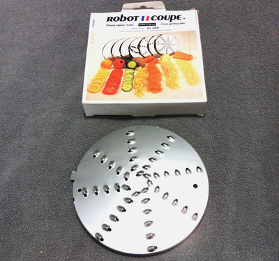ROBOT COUPE 412489 Fine Grater disc 2mm Grating for RC2800 RC8 OPEN BOX COND.
