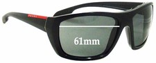 SFx Replacement Sunglass Lenses fits Prada SPS01O - 61mm Wide