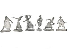 plastic toy soldiers, Victorian London, set LADY, 1/32, studio Chelovechek