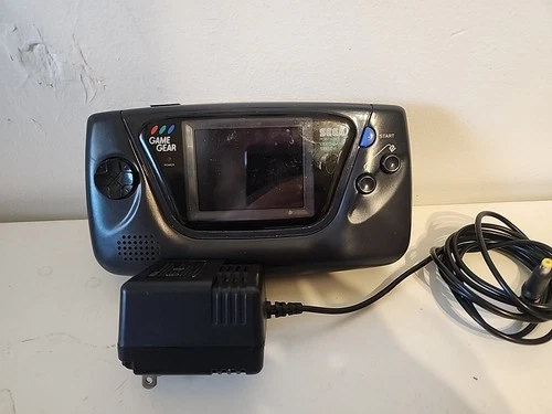 VTG SEGA Game Gear Handheld System W/power Cord. Works w/ Cord Or 6 batteries