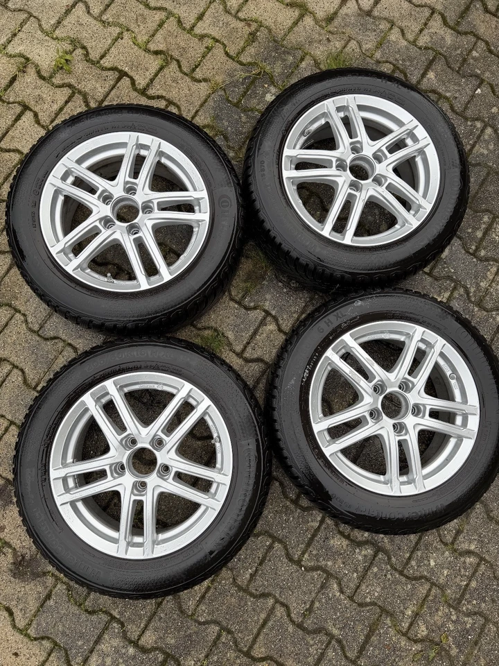 WINTERRADSATZ VW CADDY JETTA TOURAN PASSAT SKODA OCTAVIA SEAT LEON 8mm Profil - Bild 2 von 4