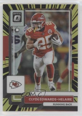 2022 Panini Donruss Optic Electricity Prizm 41/65 Clyde Edwards-Helaire #95 17zi