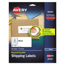 Avery Repositionable Labels