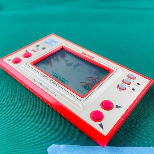 Vintage Nintendo GAME & WATCH Mickey Mouse Wide Screen LSI Handheld Game K305 - Picture 4 of 8