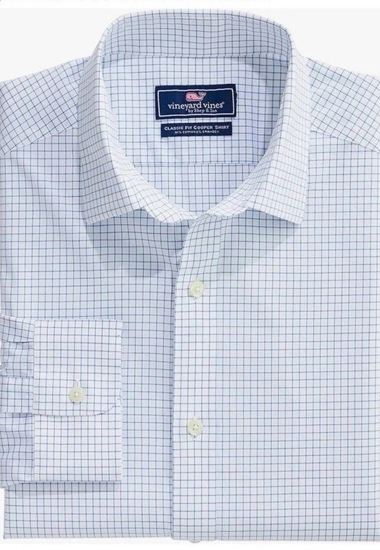 Vineyard Vines Men’s Classic Fit Cooper Shirt, XXL, EUC