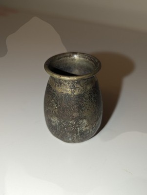 2'' Tall 1.5'' Wide Albert Pick & Co. Nickel-Silver Britling Shot glass Mini Pot