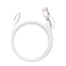 LOVEPEA 6.6Ft USB C to Lightning Cable USB A Adapter, Apple MFi Certified