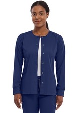 Healing Hands Scrub Purple Label Daisy Jacket 5063 NAVY Navy Free Shipping