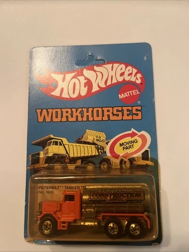 Vintage 1983 Hot Wheels Workhorses Peterbilt Tank Truck No. 1689