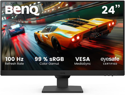 Benq GW2490E 24 Zoll Eye-Care Gaming Monitor, 100Hz, 1920X1080P, IPS, Integriert