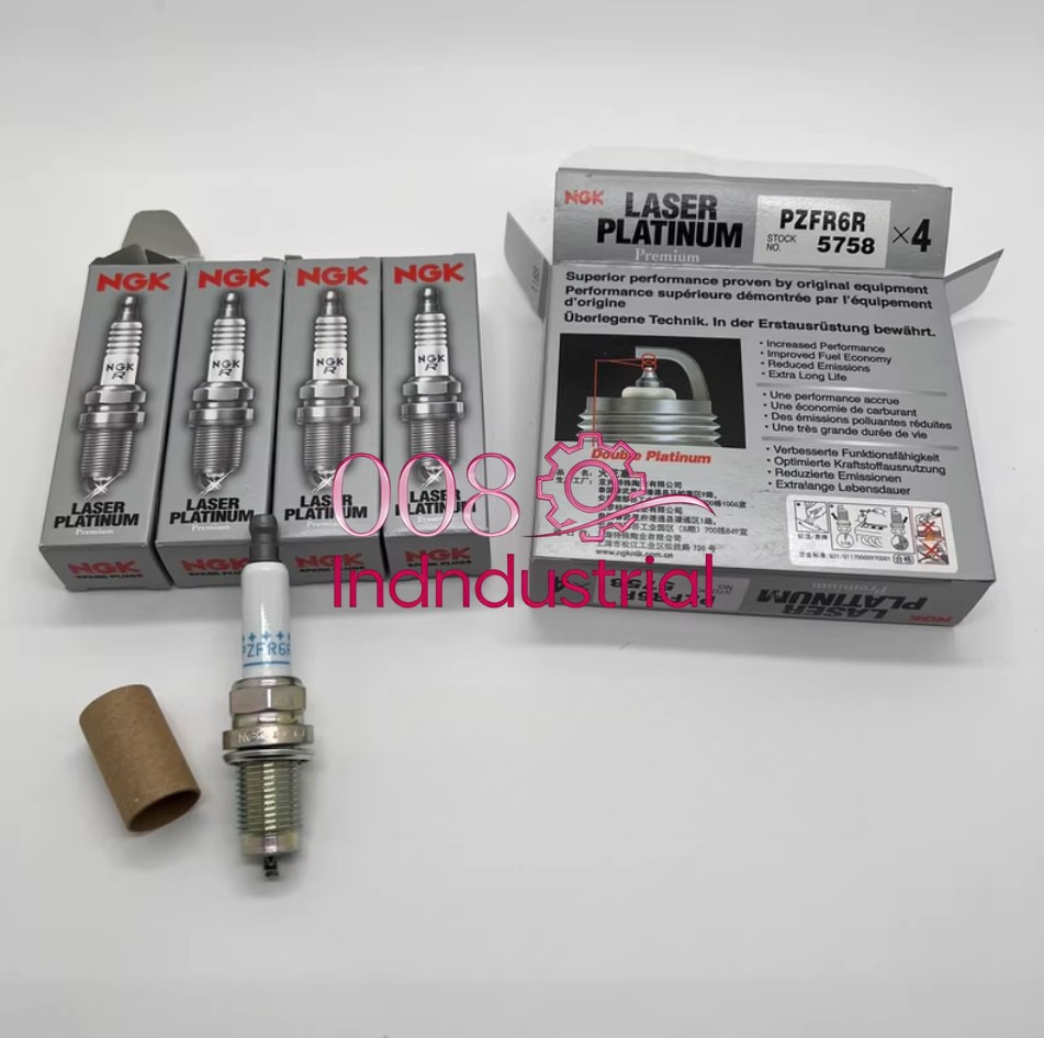 4Pcs NGK PZFR6R 5758 Platinuim Spark Plug For Golf 6 Scirocco Octavia 1.4T