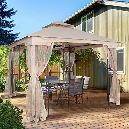 Asteroutdoor 10x10 Outdoor Gazebo for Patios eBay