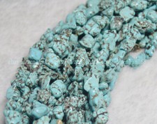 Natural Turquoise 6-10MM 100 Real Gemstone Nugget Loose Beads Strand 15" AA
