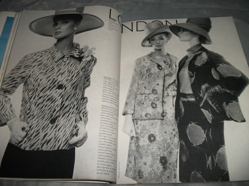 HARPER'S BAZAAR MAGAZINE March 1964 JEAN SHRIMPTON Celia Hammond MONCADA Vintage - Picture 11 of 24