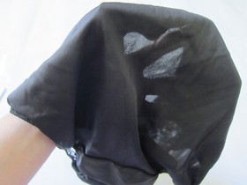 Vintage VANITY FAIR Mushroom Pillow Tab SATIN SHEER Floral Lace BIKINI PANTY 6 M