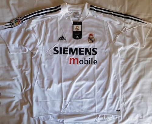 Maillot Real Madrid 2004/2005 Adidas Vintage XL, Blanc, Occasion