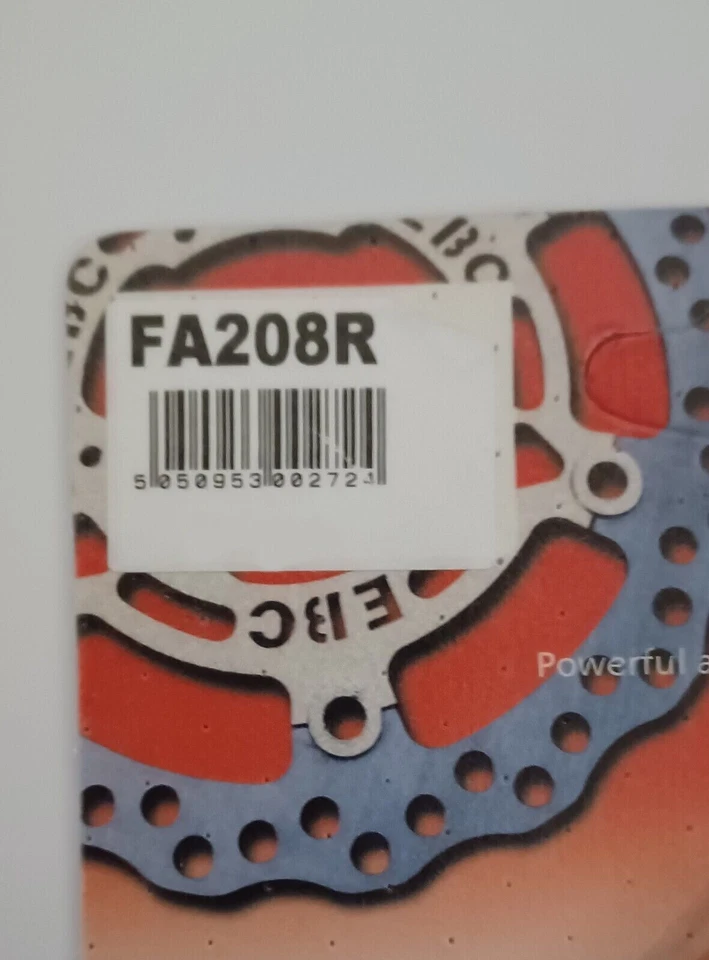 EBC Sintered REAR Disc Brake Pads (1 Set) KTM EXC380 (1998 to 2003) - Image 3 of 4